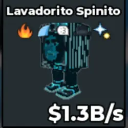 Lavadorito Spinito Cyber With 5 Clean Traits 1,3B s (Секрет… — Roblox, лот №235035