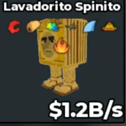 Lavadorito Spinito Gold 1,2B s (Секретный персонаж) — Roblox, лот №234931
