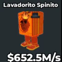 Lavadorito Spinito Lava Fire Trait - Mateo 652.5M S (Секрет… — Roblox, лот №234956