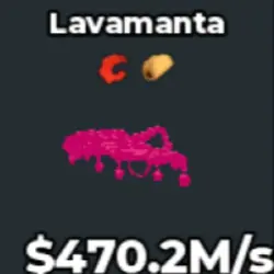 Lavamanta RAINBOW 470M s (Секретный персонаж) — Roblox, лот №235013