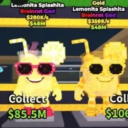 Lemonita Splashita (GOLD) - God [Summer Base Index ] (Brain… — Roblox, лот №235032