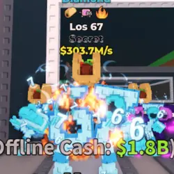 Los 67 Diamond 303.7M s (Секретный персонаж) — Roblox, лот №235223