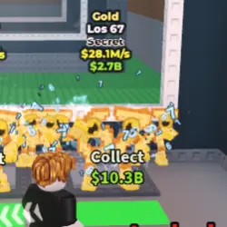 Los 67 Gold 28.1 M s (Секретный персонаж) — Roblox, лот №235226