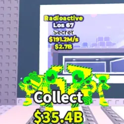 Los 67 Radioactive 191.1 m sec (Секретный персонаж) — Roblox, лот №235230