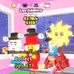 Los Admins 2.7b (Секретный персонаж) — Roblox, лот №235239
