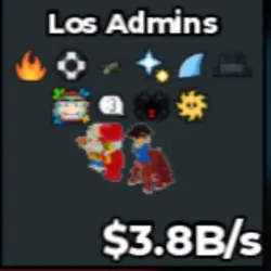 Los Admins 3.8B s VV7 (Секретный персонаж) — Roblox, лот №235245