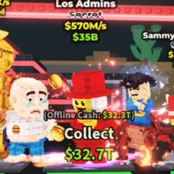 Los Admins 570M s (Секретный персонаж) — Roblox, лот №235098