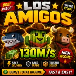 Los Amigos 130M s (Секретный персонаж) — Roblox, лот №235166
