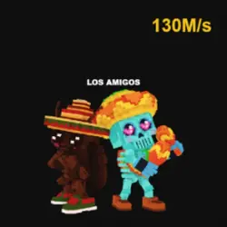 Los Amigos 130M s #Tyu (Секретный персонаж) — Roblox, лот №235175