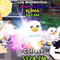 Los Bombinitos 1.9M s (Brainrot God персонаж) — Roblox, лот №235214