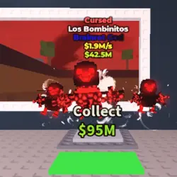 Los Bombinitos Cursed 1.9M s - God Cursed (Brainrot God пер… — Roblox, лот №235247