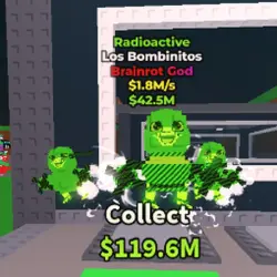 Los Bombinitos Radioactive 1.8M s - God Radioactive (Brainr… — Roblox, лот №235262