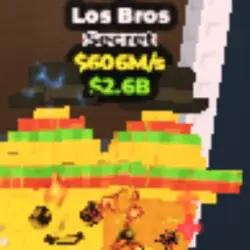 Los Bros $606M s Gold (Секретный персонаж) — Roblox, лот №235269