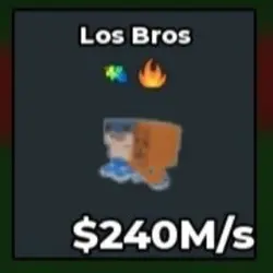 Los Bros 240M s (Секретный персонаж) — Roblox, лот №235296