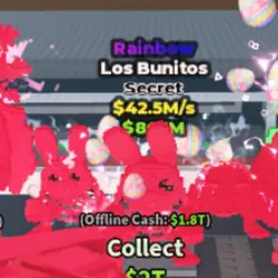 Los Bunitos - Rainbow - $42.5M s (Секретный персонаж) — Roblox, лот №235352