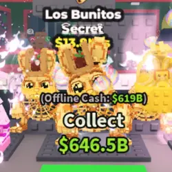 Los Bunitos GOLD (Секретный персонаж) — Roblox, лот №235361