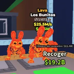 Los Bunitos Lava 25.5M s (Секретный персонаж) — Roblox, лот №235364