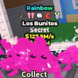 Los Bunitos RAINBOW 127,5 M S RARE (Секретный персонаж) — Roblox, лот №235365