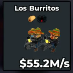 Los Burritos 55.2M s Secret (Секретный персонаж) — Roblox, лот №235375
