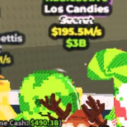 Los Candies $195.5M s Radioactive (Секретный персонаж) — Roblox, лот №235403