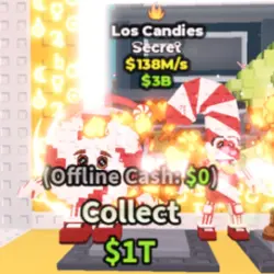 Los Candies 138M s (Секретный персонаж) — Roblox, лот №235407