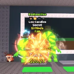 Los Candies Radioactive 575M s (Секретный персонаж) — Roblox, лот №235433