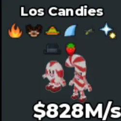 Los Candies Strawberry Trait (Секретный персонаж) — Roblox, лот №235436