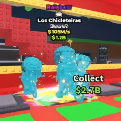 Los Chicleteiras 105M Rainbow Recipe (Секретный персонаж) — Roblox, лот №235443