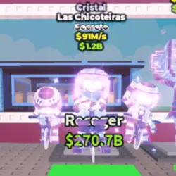 Los Chicleteiras Crystal - 91M s (Секретный персонаж) — Roblox, лот №235455
