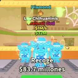 Los Chihuaninis Diamond 1M s - God Diamond (Brainrot God пе… — Roblox, лот №235486
