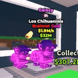 Los Chihuaninis Galaxy 1.9M s - God Galaxy (Brainrot God пе… — Roblox, лот №235490
