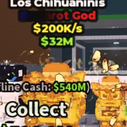 Los Chihuaninis Gold 200 K s (Brainrot God персонаж) — Roblox, лот №235496