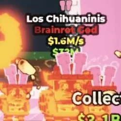 Los Chihuaninis LAVA 1.6M s (Brainrot God персонаж) — Roblox, лот №235499