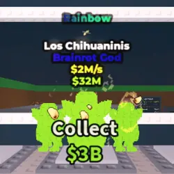Los Chihuaninis Rainbow 2M s - God (Brainrot God персонаж) — Roblox, лот №235500