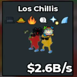 Los Chillis 2.6B s (Секретный персонаж) — Roblox, лот №235508