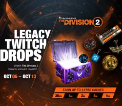 Tom Clancy's The Division 2 October | 5 Rewards | Legacy Twitch Drops Cache