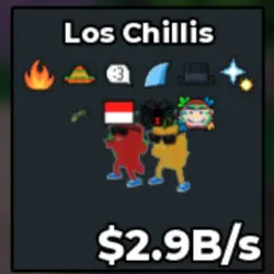 Los Chillis 2.9 B s (Секретный персонаж) — Roblox, лот №235510