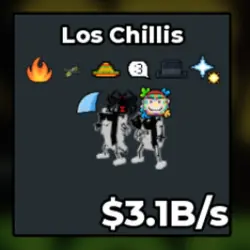 Los Chillis 3.1B s (Секретный персонаж) — Roblox, лот №235512