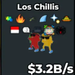Los Chillis 3.2B (Секретный персонаж) — Roblox, лот №235513