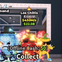 LOS CHILLIS 450M S (FIRE) #A9TX5L (Секретный персонаж) — Roblox, лот №235516