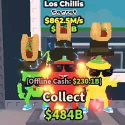 Los Chillis 862.5 M s (Секретный персонаж) — Roblox, лот №235518
