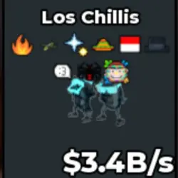 Los Chillis Cyber 3.4B s (Секретный персонаж) — Roblox, лот №235520