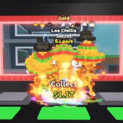 Los Chillis Gold 2.6B s (Секретный персонаж) — Roblox, лот №235522