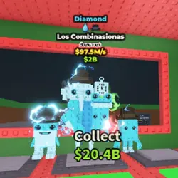 Los Combinasionas * 2 Trait - 97.5 M s (Секретный персонаж) — Roblox, лот №235538