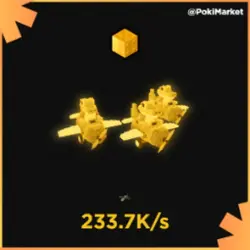 Los Crocodillitos - Gold - 233.7K s (Brainrot God персонаж) — Roblox, лот №235610
