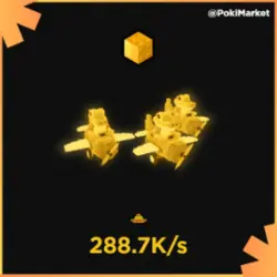 Los Crocodillitos - Gold - 288.7K s (Brainrot God персонаж) — Roblox, лот №235611