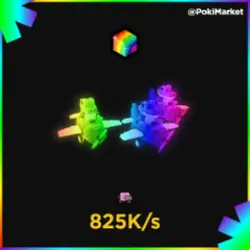 Los Crocodillitos - Rainbow - 825K s (Brainrot God персонаж) — Roblox, лот №235612