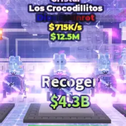 Los Crocodillitos Crystal - 715K s (Brainrot God персонаж) — Roblox, лот №235613