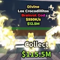 Los Crocodillitos Divine (Brainrot God персонаж) — Roblox, лот №235614