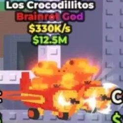 Los Crocodillitos Lava (Brainrot God персонаж) — Roblox, лот №235615
